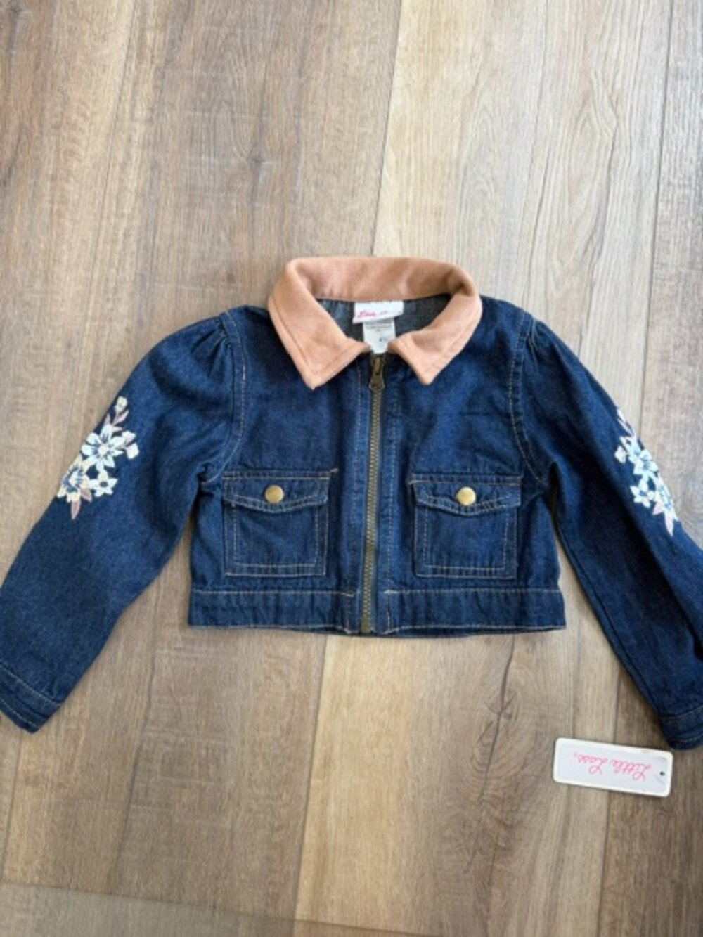 NEW Little Lass Jean Jacket Girls Size 4